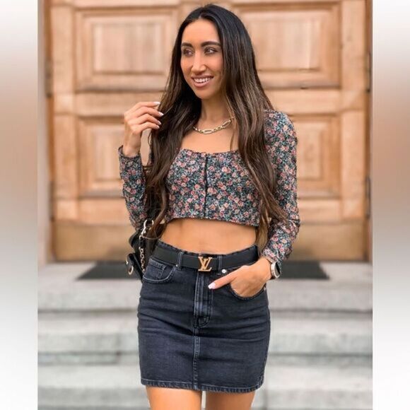 ZARA FLORAL PRINT CROP TOP‎ - Picture 4 of 17